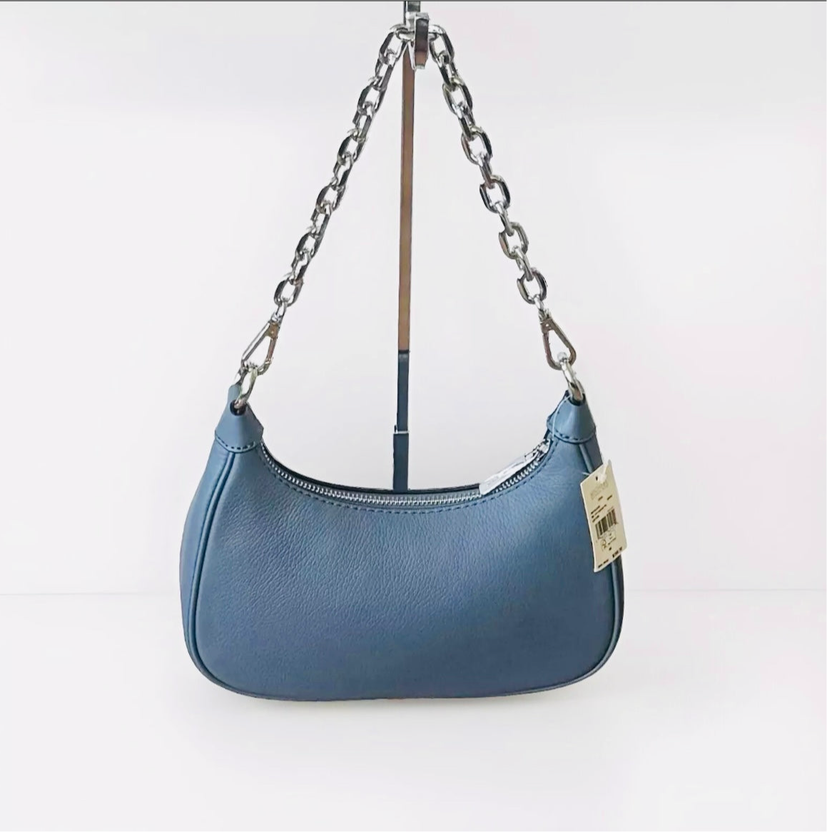 NWT Michael Kors Cora MEDIUM LEATHER Shoulder/Crossbody Bag in Blue